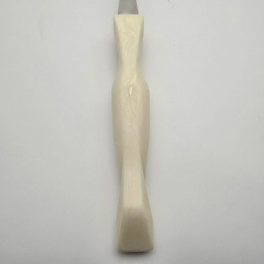 Cutco 1727 JF Turning Fork Pearl White Handle Stainless Steel Made in USA